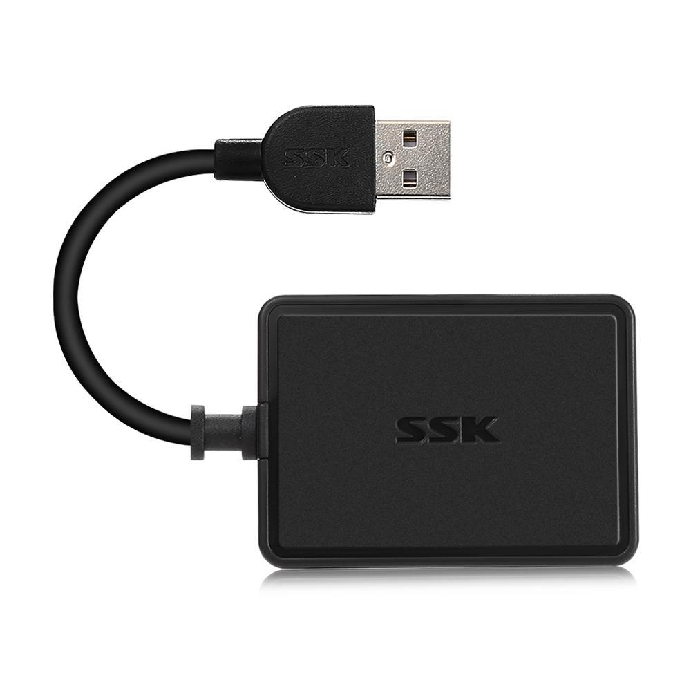 07-SSK USB HUB SHU200 Black