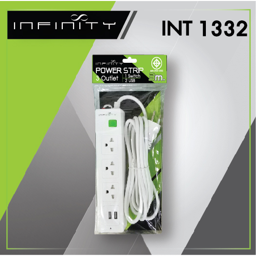 INFINITY Power Strip INT1332 3m.