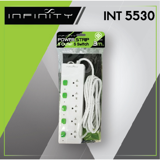 INFINITY Power Strip INT5530 3m.